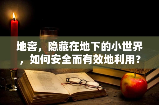 地窖，隐藏在地下的小世界，如何安全而有效地利用？