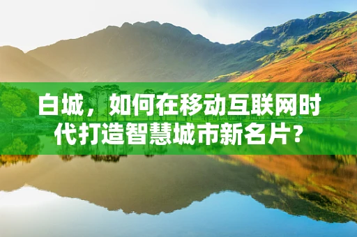 白城，如何在移动互联网时代打造智慧城市新名片？