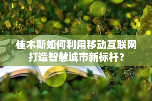 佳木斯如何利用移动互联网打造智慧城市新标杆？