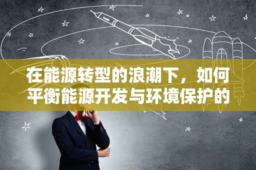 在能源转型的浪潮下，如何平衡能源开发与环境保护的经济学考量？