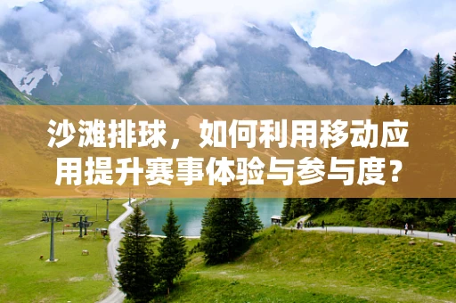 沙滩排球，如何利用移动应用提升赛事体验与参与度？