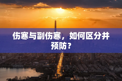 伤寒与副伤寒，如何区分并预防？