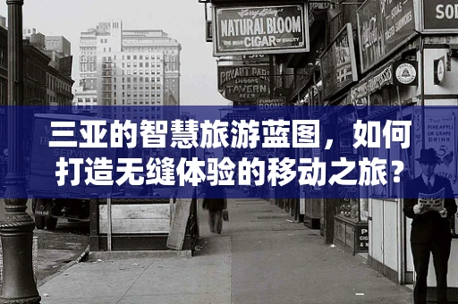 三亚的智慧旅游蓝图，如何打造无缝体验的移动之旅？