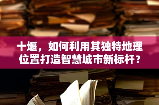 十堰，如何利用其独特地理位置打造智慧城市新标杆？