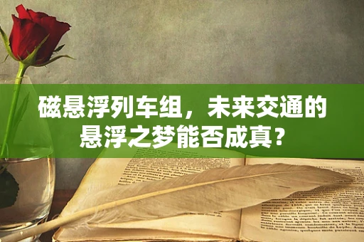 磁悬浮列车组，未来交通的悬浮之梦能否成真？