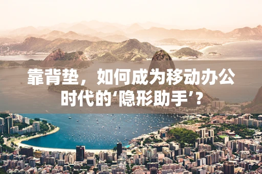 靠背垫，如何成为移动办公时代的‘隐形助手’？
