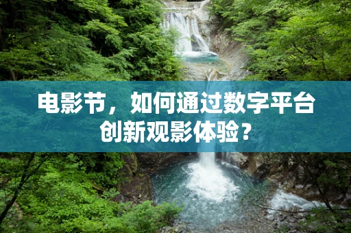 电影节，如何通过数字平台创新观影体验？