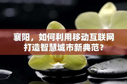 襄阳，如何利用移动互联网打造智慧城市新典范？