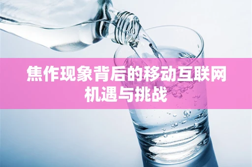 焦作现象背后的移动互联网机遇与挑战