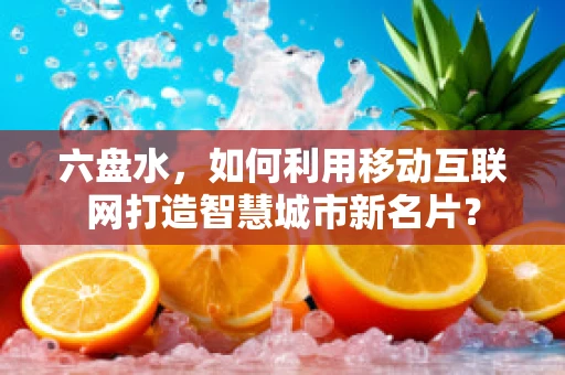 六盘水，如何利用移动互联网打造智慧城市新名片？