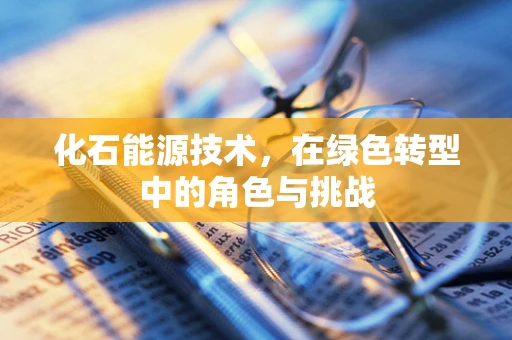 化石能源技术，在绿色转型中的角色与挑战
