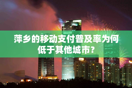萍乡的移动支付普及率为何低于其他城市？