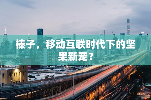 榛子，移动互联时代下的坚果新宠？