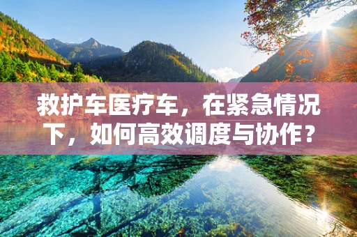 救护车医疗车，在紧急情况下，如何高效调度与协作？