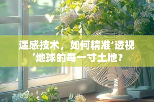 遥感技术，如何精准‘透视’地球的每一寸土地？