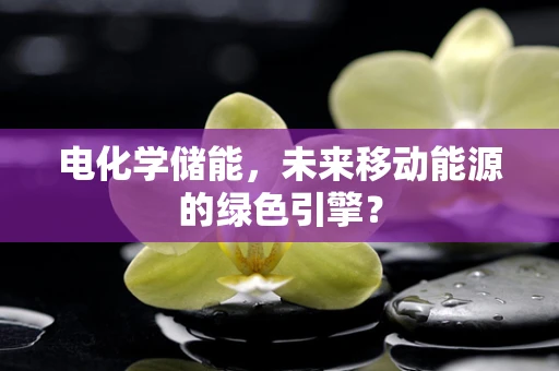 电化学储能，未来移动能源的绿色引擎？
