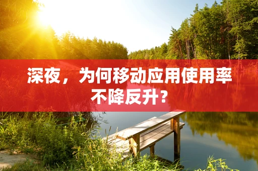 深夜，为何移动应用使用率不降反升？