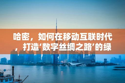 哈密，如何在移动互联时代，打造‘数字丝绸之路’的绿色枢纽？
