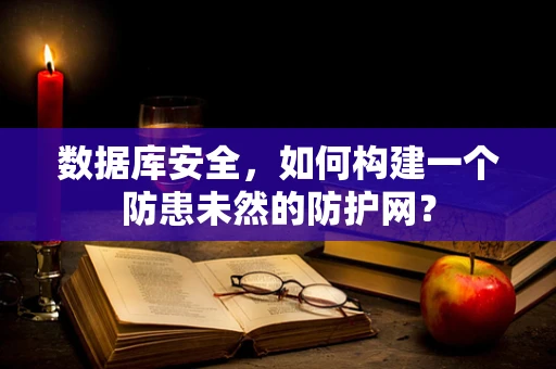 数据库安全，如何构建一个防患未然的防护网？