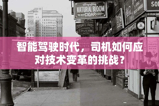 智能驾驶时代，司机如何应对技术变革的挑战？