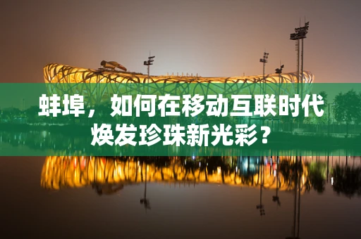 蚌埠，如何在移动互联时代焕发珍珠新光彩？