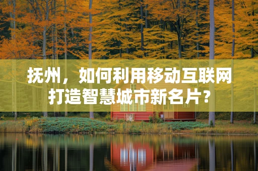 抚州，如何利用移动互联网打造智慧城市新名片？