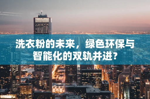 洗衣粉的未来，绿色环保与智能化的双轨并进？