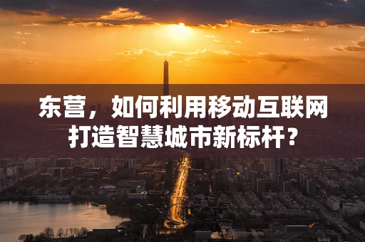东营，如何利用移动互联网打造智慧城市新标杆？