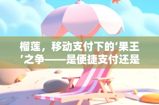 榴莲，移动支付下的‘果王’之争——是便捷支付还是味蕾的极致诱惑？