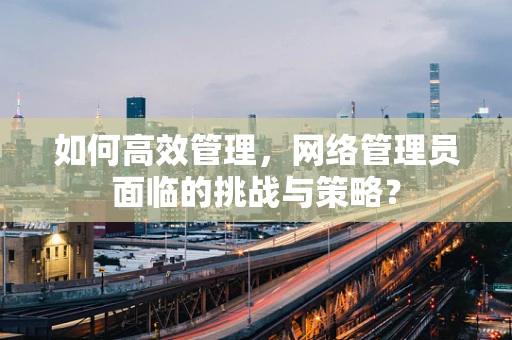 如何高效管理，网络管理员面临的挑战与策略？