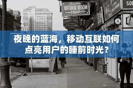 夜晚的蓝海，移动互联如何点亮用户的睡前时光？