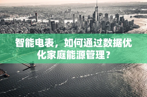 智能电表，如何通过数据优化家庭能源管理？