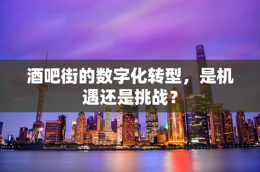 酒吧街的数字化转型，是机遇还是挑战？