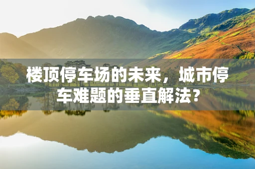 楼顶停车场的未来，城市停车难题的垂直解法？