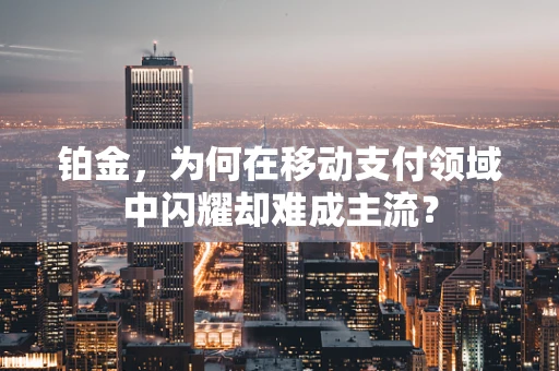 铂金，为何在移动支付领域中闪耀却难成主流？