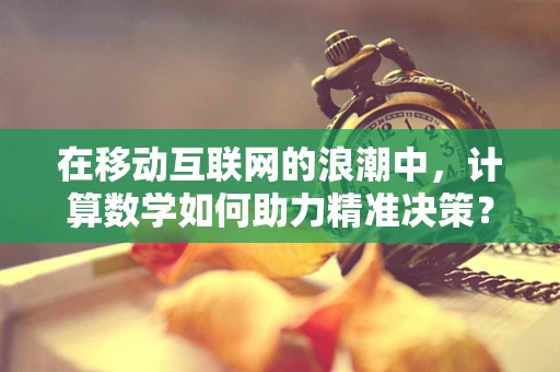在移动互联网的浪潮中，计算数学如何助力精准决策？