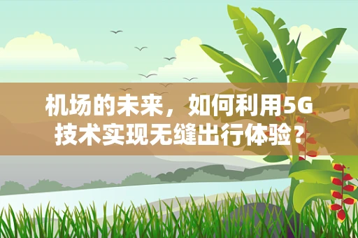 机场的未来，如何利用5G技术实现无缝出行体验？