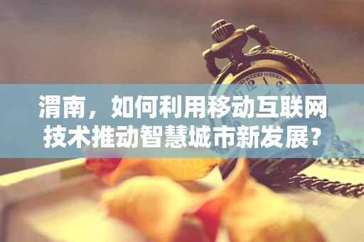 渭南，如何利用移动互联网技术推动智慧城市新发展？