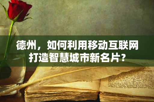 德州，如何利用移动互联网打造智慧城市新名片？