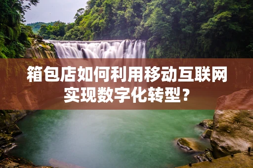 箱包店如何利用移动互联网实现数字化转型？