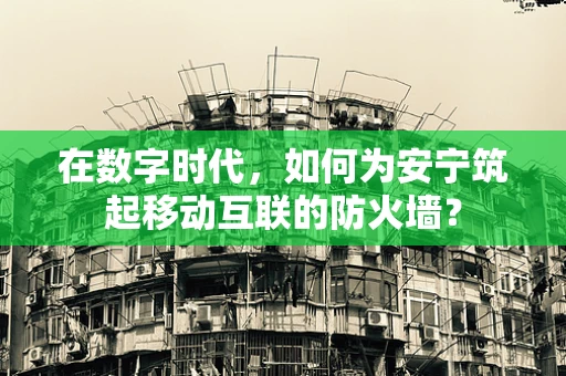 在数字时代，如何为安宁筑起移动互联的防火墙？