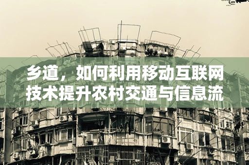 乡道，如何利用移动互联网技术提升农村交通与信息流通？