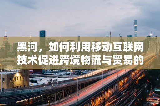 黑河，如何利用移动互联网技术促进跨境物流与贸易的飞跃？