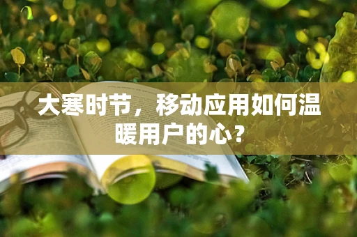 大寒时节，移动应用如何温暖用户的心？