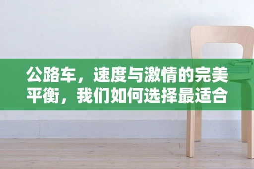 公路车，速度与激情的完美平衡，我们如何选择最适合自己的？