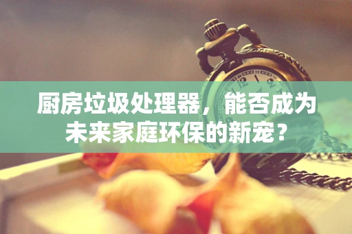 厨房垃圾处理器，能否成为未来家庭环保的新宠？