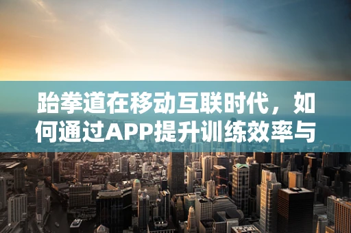 跆拳道在移动互联时代，如何通过APP提升训练效率与社区互动？