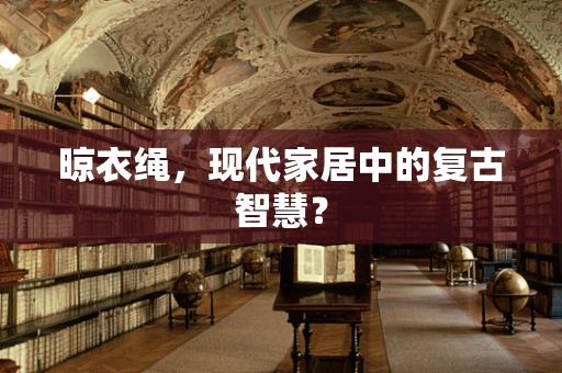 晾衣绳，现代家居中的复古智慧？