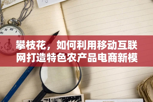 攀枝花，如何利用移动互联网打造特色农产品电商新模式？