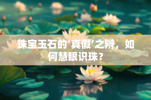 珠宝玉石的‘真假’之辨，如何慧眼识珠？